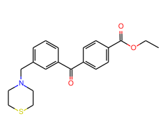 4'-carboethoxy-3-thiomorpholinomethyl benzophenone