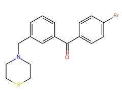 4'-bromo-3-thiomorpholinomethyl benzophenone