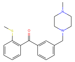 3'-(4-methylpiperazinomethyl)-2-thiomethylbenzophenone