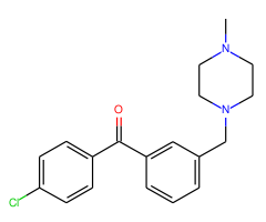 4'-Chloro-3-(4-methylpiperazinomethyl) benzophenone