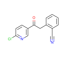 2-chloro-5-[2-(2-cyanophenyl)-1-oxoethyl]pyridine