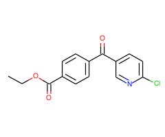 2-chloro-5-(4-ethoxycarbonylbenzoyl)pyridine