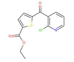 2-Chloro-3-(5-ethoxycarbonyl-2-thenoyl)pyridine