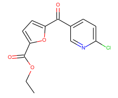 2-chloro-5-(5-ethoxycarbonyl-2-furoyl)pyridine