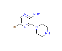 2-Amino-5-bromo-3-piperazin-1-ylpyrazine