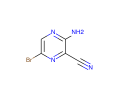 3-amino-6-bromopyrazine-2-carbonitrile