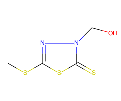 3-(Hydroxymethyl)-5-(methylthio)-1,3,4-thiadiazole-2(3H)-thione