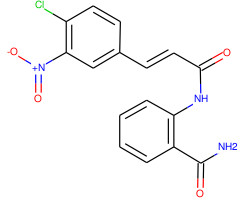 2-(3-(4-Chloro-3-nitrophenyl)prop-2-enoylamino)benzamide