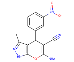 6-Amino-3-methyl-4-(3-nitrophenyl)-4H-pyrano[3,2-d]pyrazole-5-carbonitrile