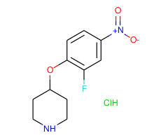 4-(2-Fluoro-4-nitrophenoxy)piperidine hydrochloride