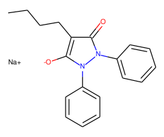 Sodium 4-butyl-3,5-dioxo-1,2-diphenylpyrazolidin-4-ide