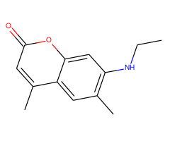7-Ethylamino-4,6-dimethyl-chromen-2-one