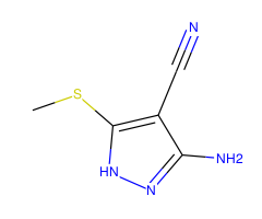 3-Amino-4-cyano-5-methylthiopyrazole