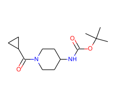 4-Boc-Amino-1-cyclopropanecarbonylpiperidine