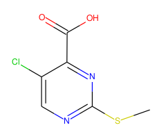 5-Chloro-2-(methylthio)pyrimidine-4-carboxylic Acid