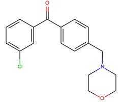 (3-Chlorophenyl)(4-morpholin-4-ylmethylphenyl)methanone