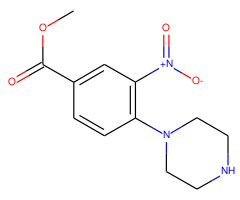 3-Nitro-4-piperazin-1-yl-benzoic acid methyl ester