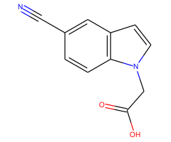 5-cyanoindole-1-acetic acid