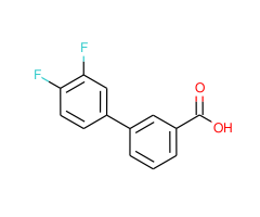 3-Biphenyl-3',4'-difluorocarboxylic acid