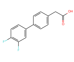 4-Biphenyl-3',4'-difluoro-acetic acid