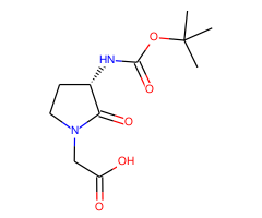 (S)-(3-N-Boc-Amino-2-oxo-pyrrolidin-1-yl)-acetic acid