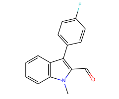 2-Formyl-3-(4-fluorophenyl)-1-N-methyl indole