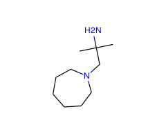 2-Azepan-1-yl-1,1-dimethyl-ethylamine