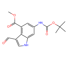 Methyl 6-N-Boc-amino-3-formyl-1H-indole-4-carboxylate