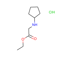 N-Cyclopentyl-amino-acetic acid ethyl ester hydrochloride