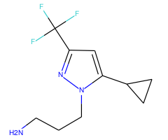 3-(5-Cyclopropyl-3-trifluoromethyl-pyrazol-1-yl)-propylamine