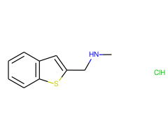 Benzo[ b ]thiophen-2-ylmethyl-methyl-ammonium; chloride