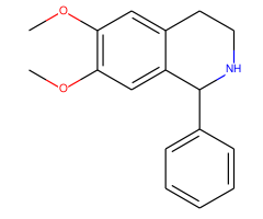 6,7-Dimethoxy-1-phenyl-1,2,3,4-tetrahydro-isoquinolinium; chloride