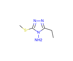 3-Ethyl-5-methylsulfanyl-[1,2,4]triazol-4-ylamine
