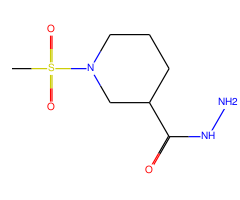 1-Methanesulfonyl-piperidine-3-carboxylic acid hydrazide