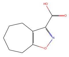 5,6,7,8-Tetrahydro-4 H -cyclohepta[ d ]isoxazole-3-carboxylic acid