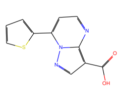 7-Thiophen-2-yl-pyrazolo[1,5- a ]pyrimidine-3-carboxylic acid