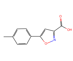 5- p -Tolyl-isoxazole-3-carboxylic acid