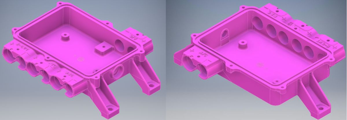 新能源电控箱3D图