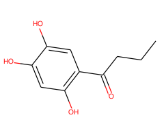 1-(2,4,5-Trihydroxyphenyl)butan-1-one at 1000 g/mL in Acetonitrile