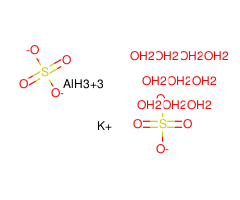 Aluminum potassium sulfate dodecahydrate