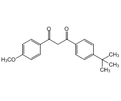 Butyl-methoxydibenzoylmethane (B-MDM). Sunblock, Parsol1789,100 g/mL in MeOH