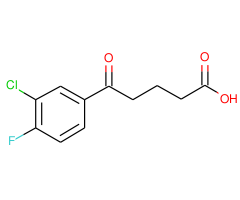 5-(3-Chloro-4-fluorophenyl)-5-oxovaleric acid