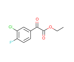 Ethyl 3-chloro-4-fluorobenzoylformate