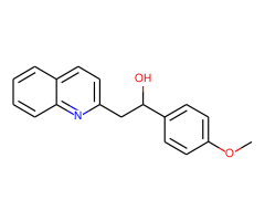 1-(4-Methoxyphenyl)-2-quinolin-2-yl ethanol