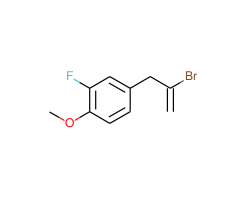 2-Bromo-3-(3-fluoro-4-methoxyphenyl)-1-propene