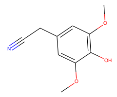 3,5-Dimethoxy-4-hydroxyphenyl acetonitrile