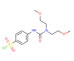 4-[3,3-Bis-(2-methoxy-ethyl)-ureido]benzenesulfonyl chloride