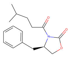 3-(3-iso-Propyl-1-oxopropyl)-4(R)-(1-phenylmethyl)-2-oxazolidinone