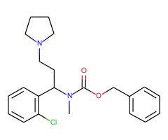 1-Pyrrolidin-3-(2'-chlorophenyl)-3-(N-Cbz-N-methyl)amino-propane