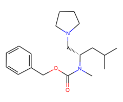(S)-1-Pyrrolidin-2-isobutyl-2-(N-Cbz-N-methyl)amino-ethane